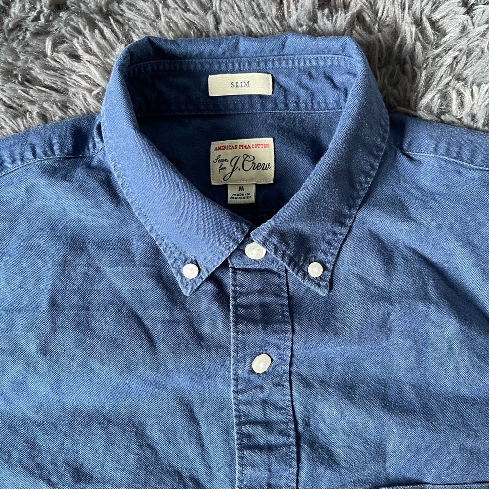 Vintage J. Crew Slim fit Casual Button Down Shirt 90’s